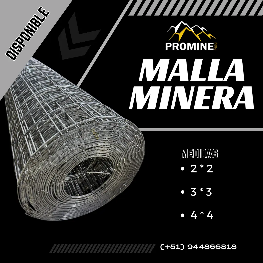 Malla Electrosoldada 4x4 Alambre Negro
