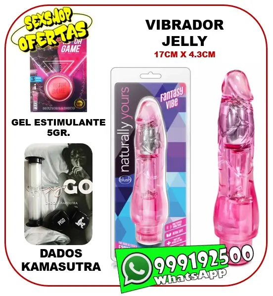 KIT VIBRADOR JELLY EROTICO - SEXSHOP OFERTAS MIRAFLORES