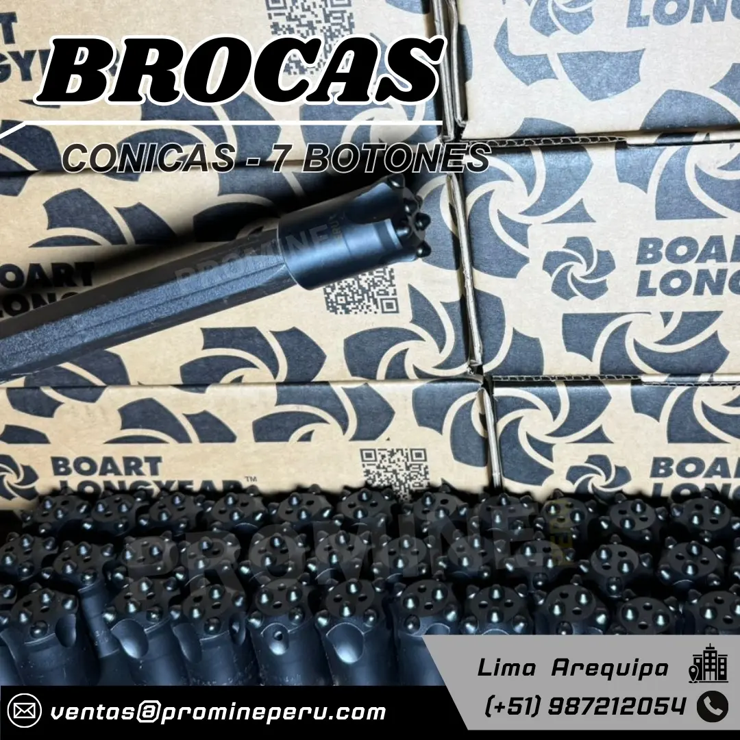 Brocas Cónicas Eficiencia en Terrenos Duros