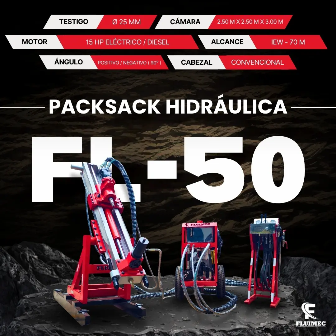  PACKSACK HIDRÁULICA FL50 mineria 