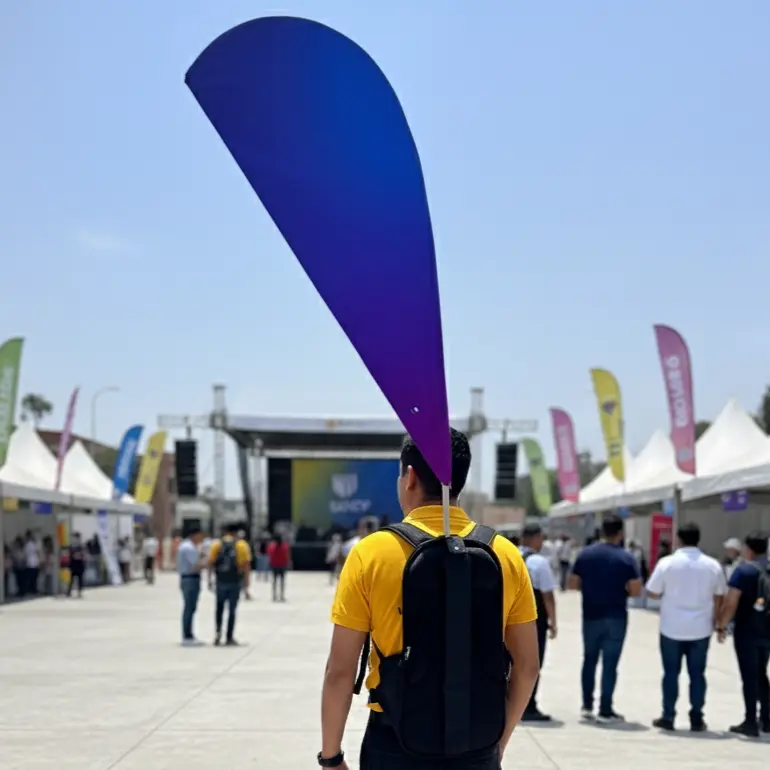 Mochila Publicitaria Tipo Gota 