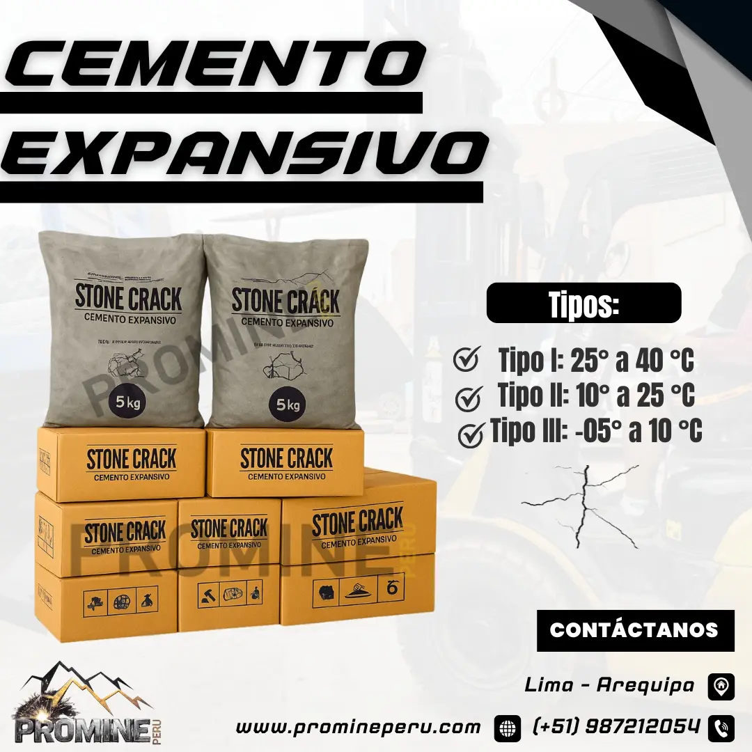 Agente Expansivo para Demolición Segura y Ecológica