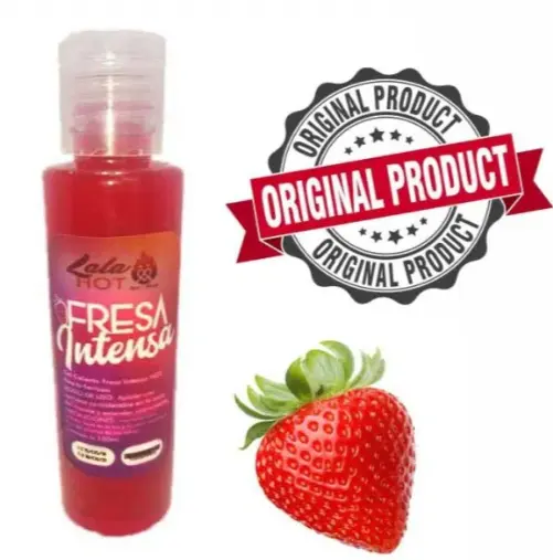 LUBRICANTE SABOR FRESA INTENSA