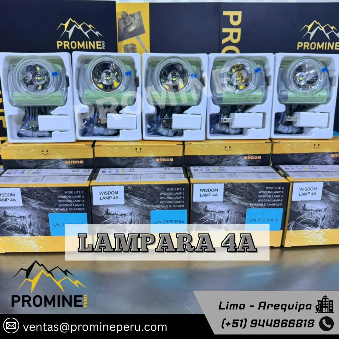 LÁMPARA MINERA 4A WISDOM ORIGINAL