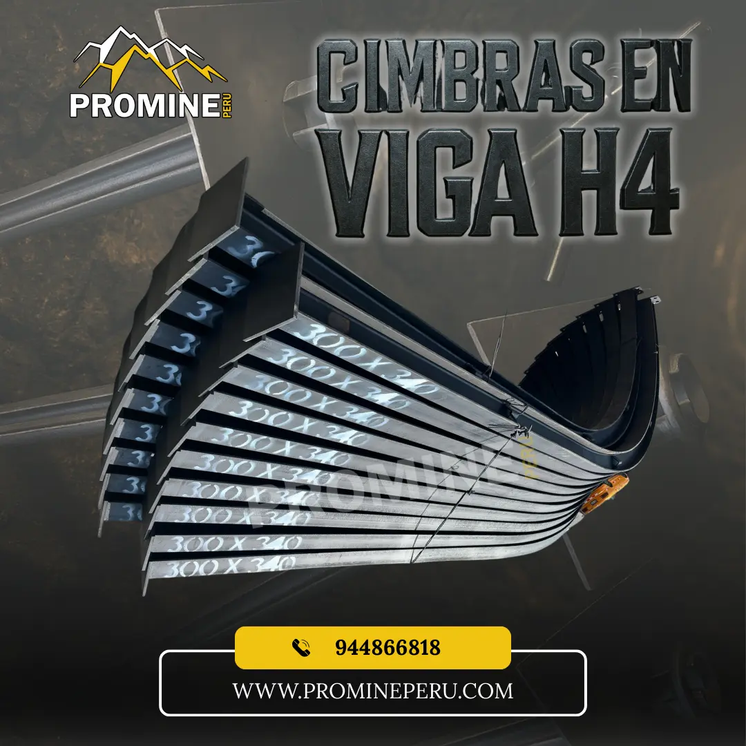 Cimbras Mineras en Viga H Arcos de Sostenimiento