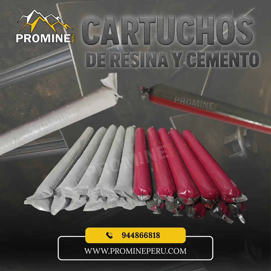 Cartuchos de Resina y Cemento Fraguado Rápido