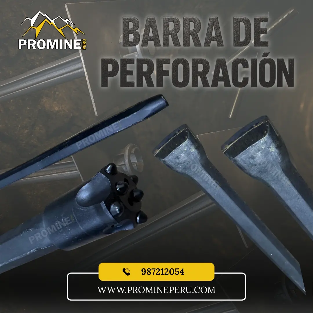 Barras Cónicas e Integrales Potencia que Penetra la Roca