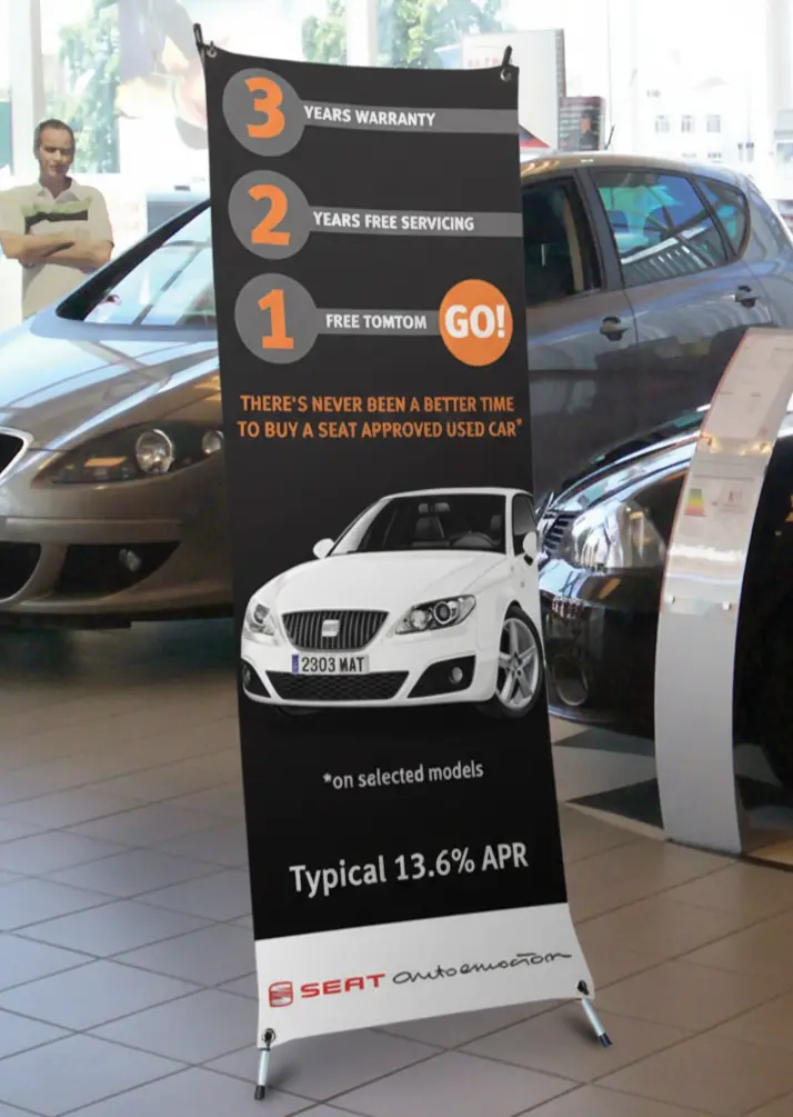 Parante X Araña X-Banner Económico Ultra Ligero