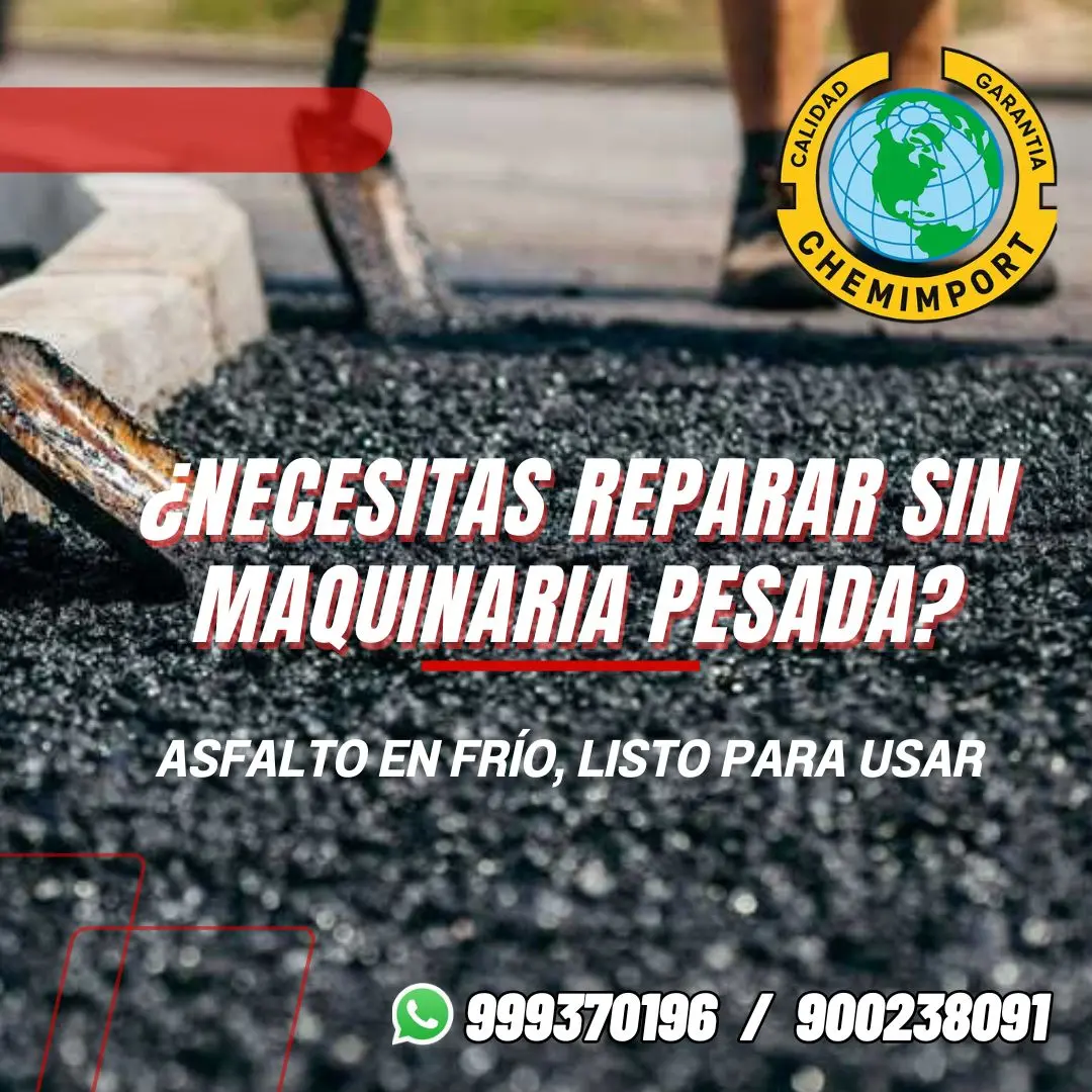 chemimport asfalto en frio saco de 25 kilos precio por mayor