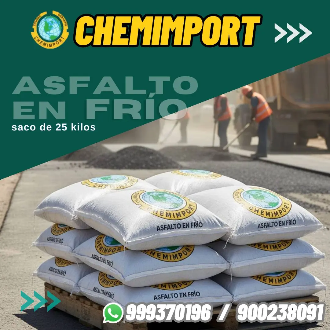 chemimport asfalto en frio saco de 25 kilos precio por mayor