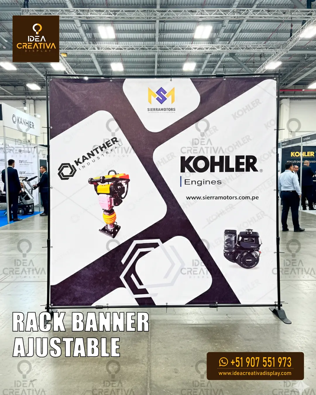 Rack Banner Ajustable - Versatilidad y Resistencia