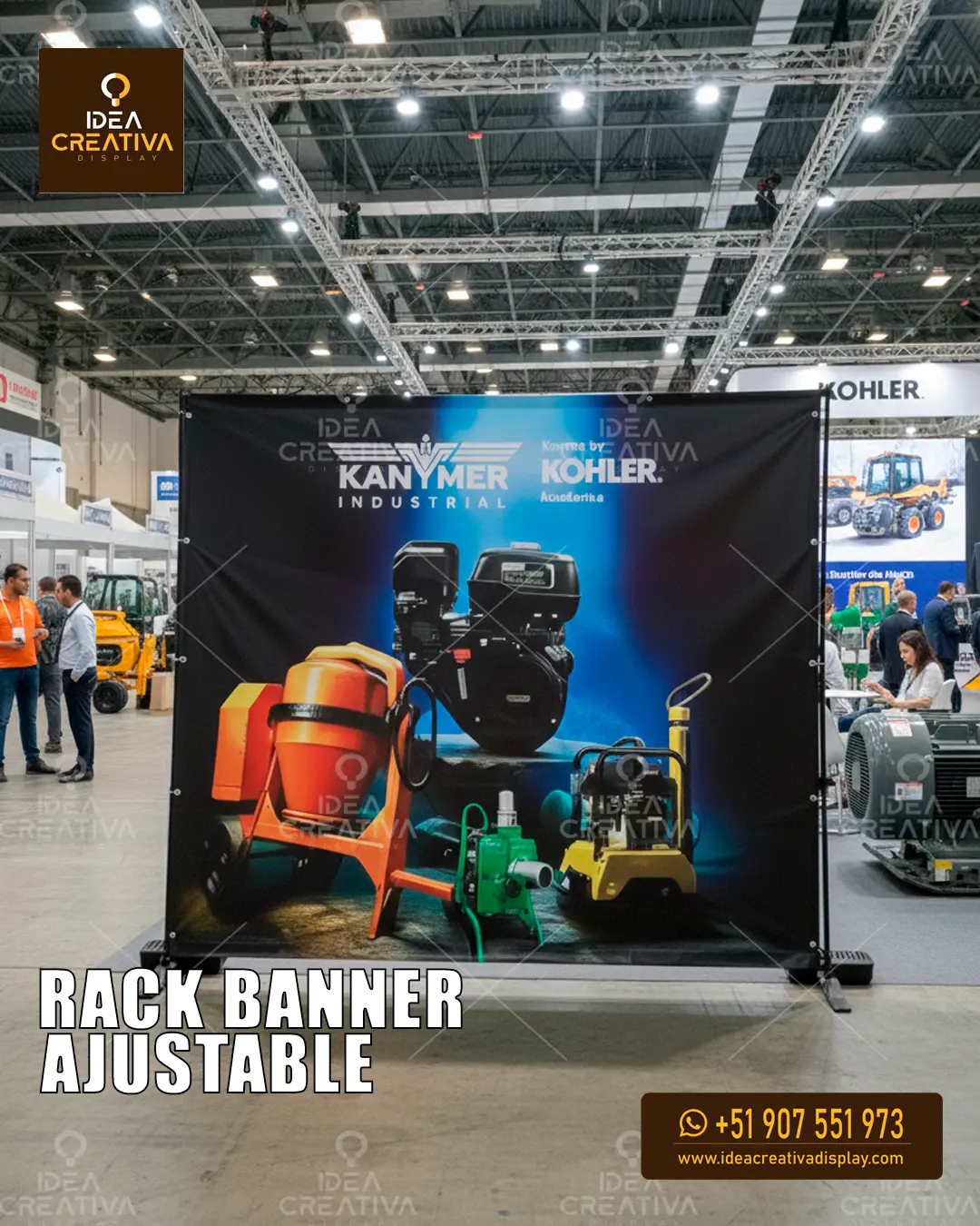 Rack Banner Ajustable - Versatilidad y Resistencia