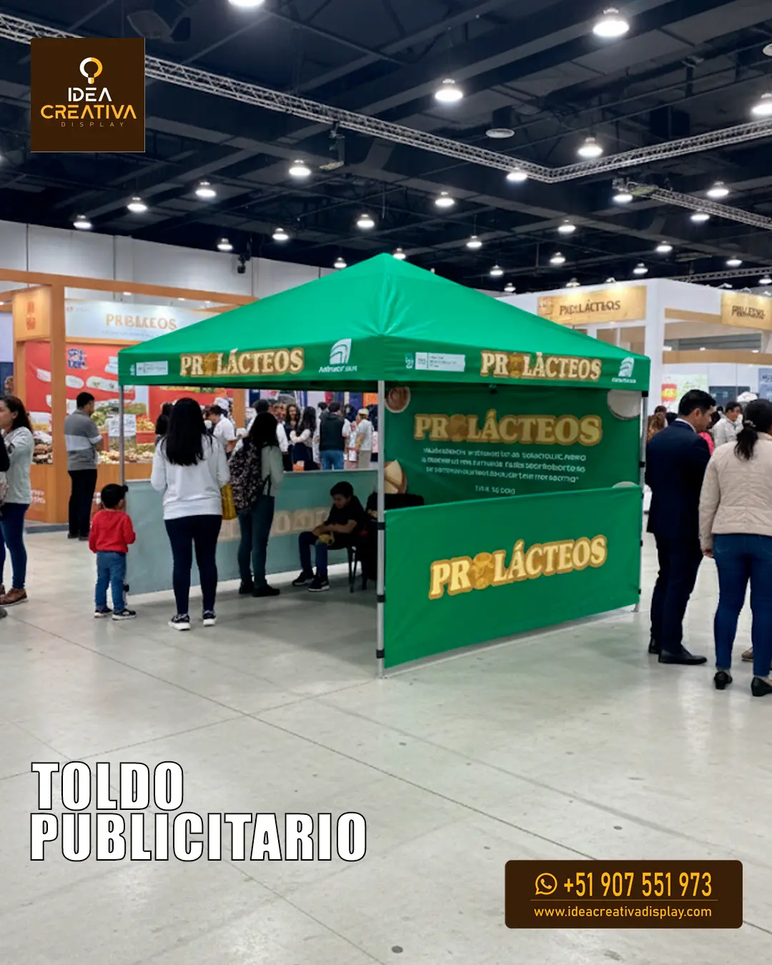 Toldo Publicitario Reforzado - Protección e Impacto para tu 
