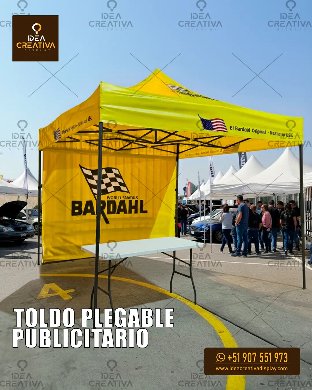 Toldo Publicitario Reforzado - Protección e Impacto para tu 