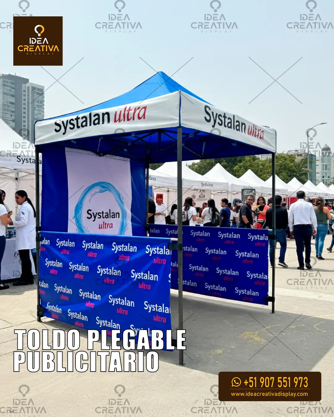 Toldo Publicitario Reforzado - Protección e Impacto para tu 