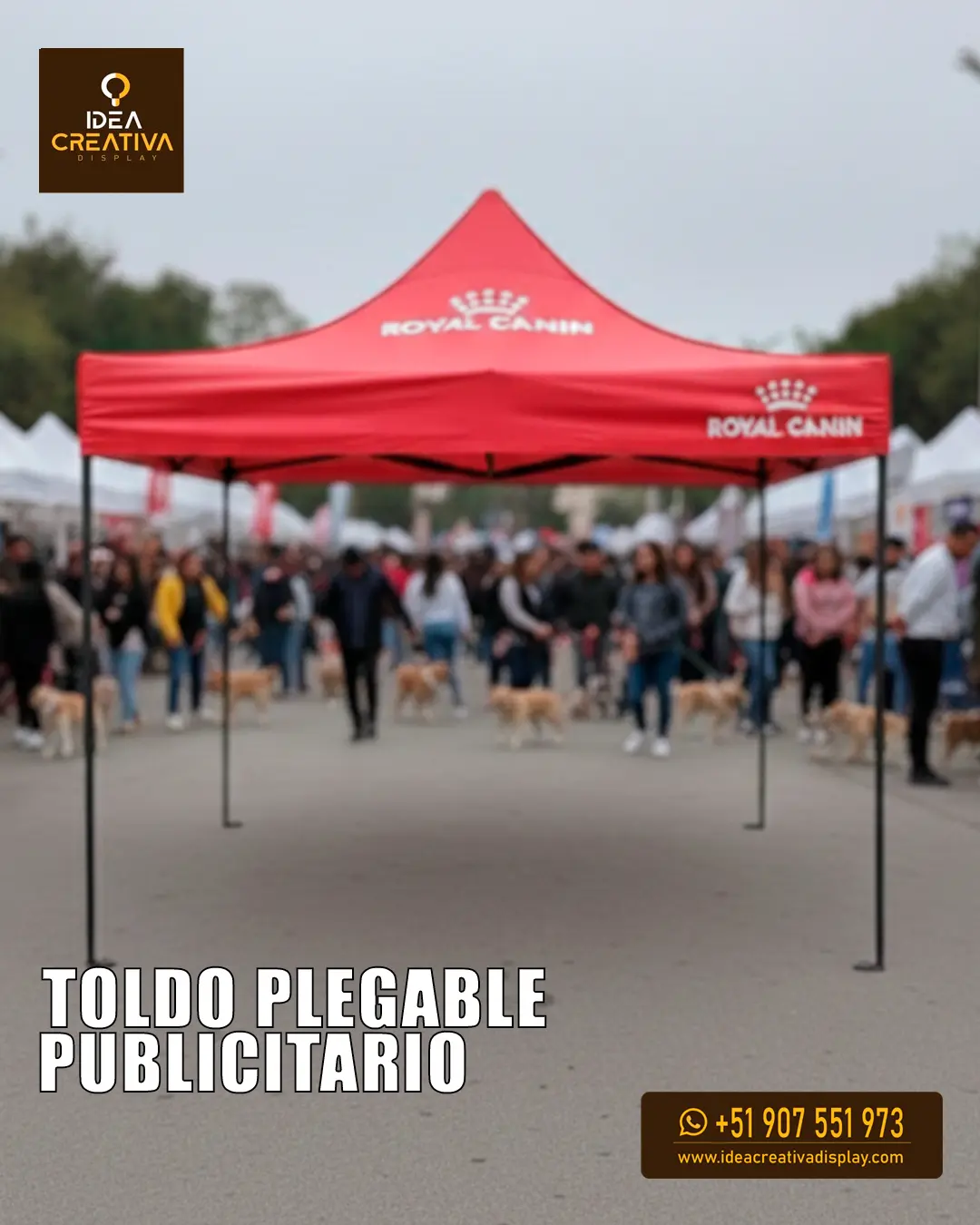 Toldo Publicitario Reforzado - Protección e Impacto para tu 