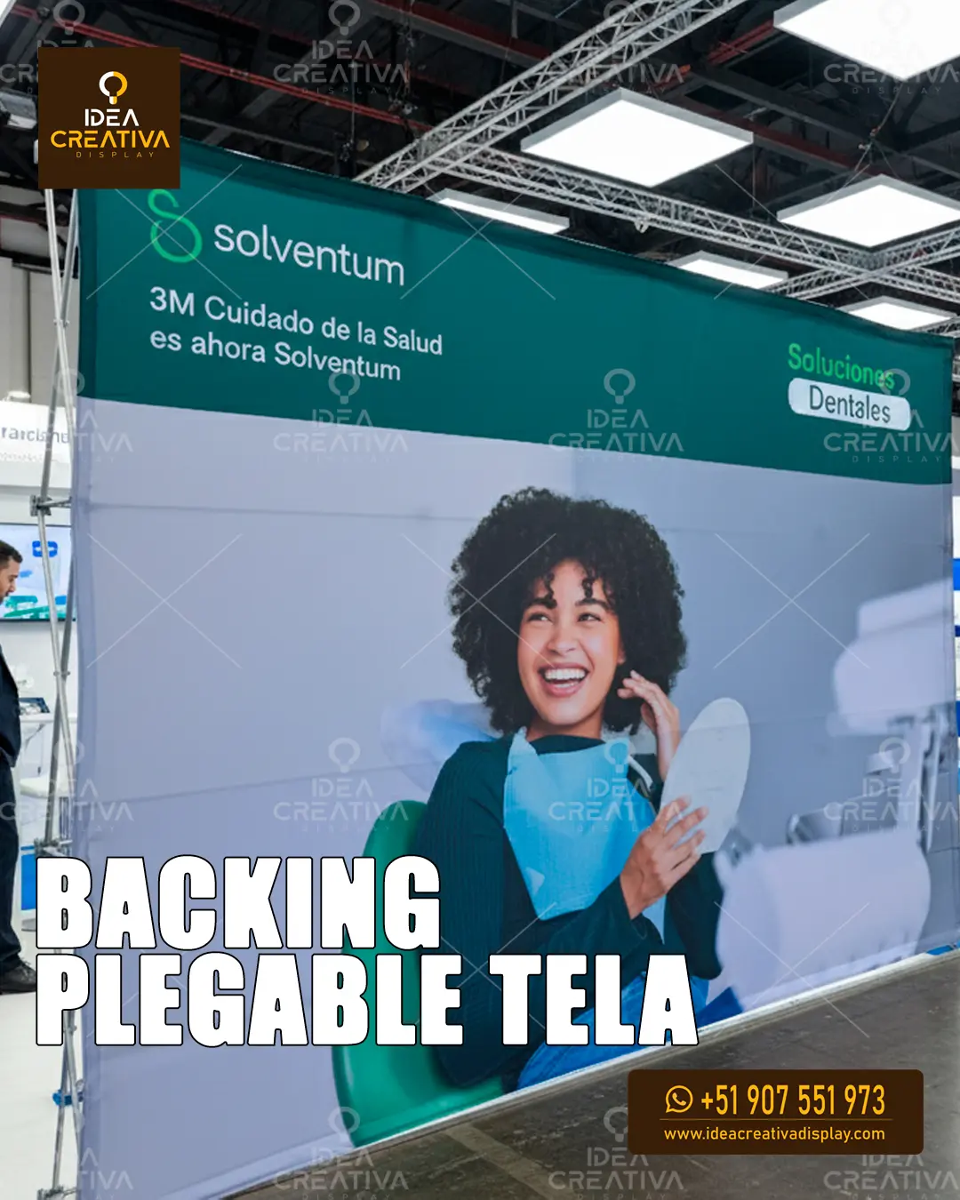Backing Plegable de Tela - Ligereza e Impacto Visual sin Arr