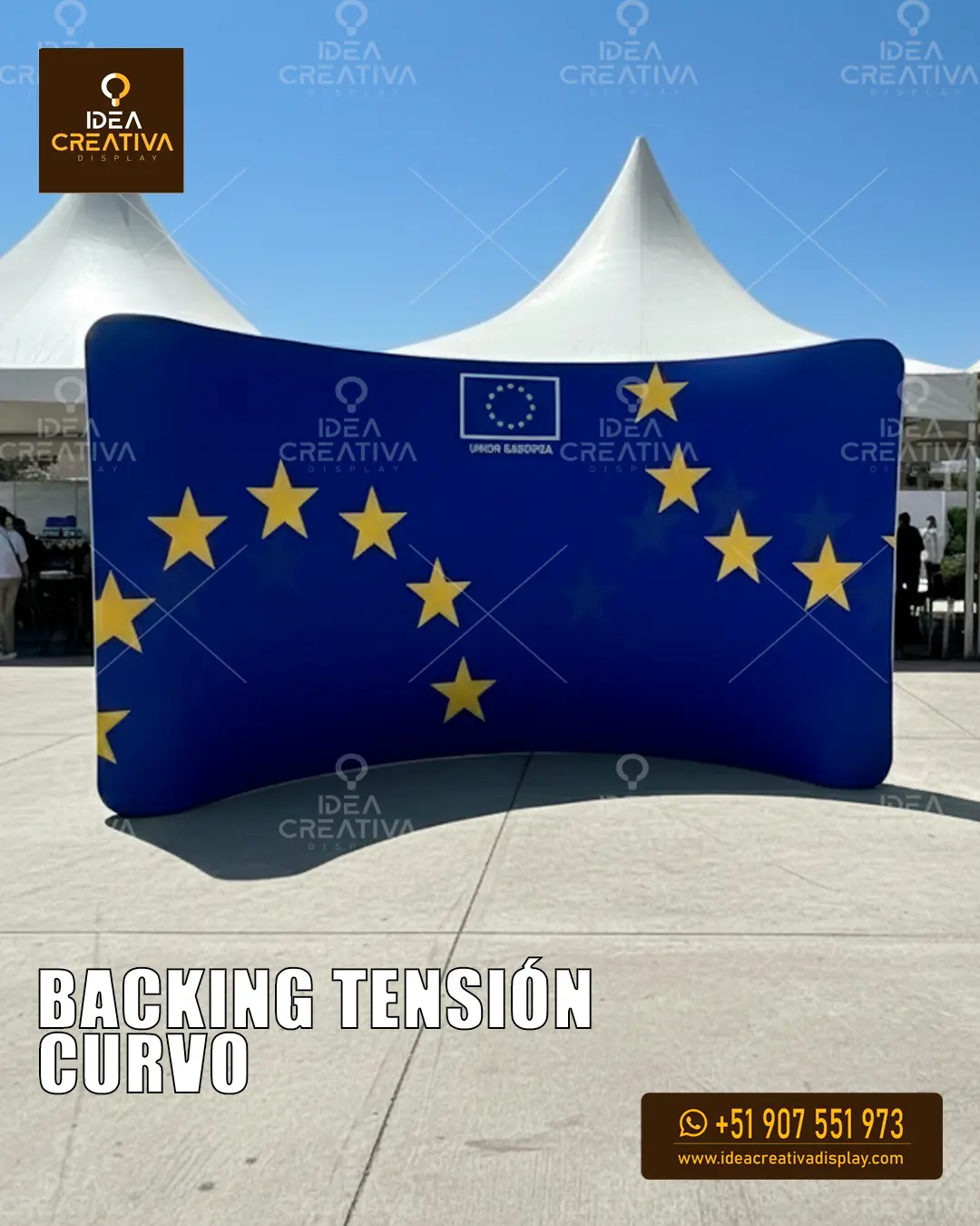 Backing Tensión Curvo - Diseño Vanguardista y Sofisticación 