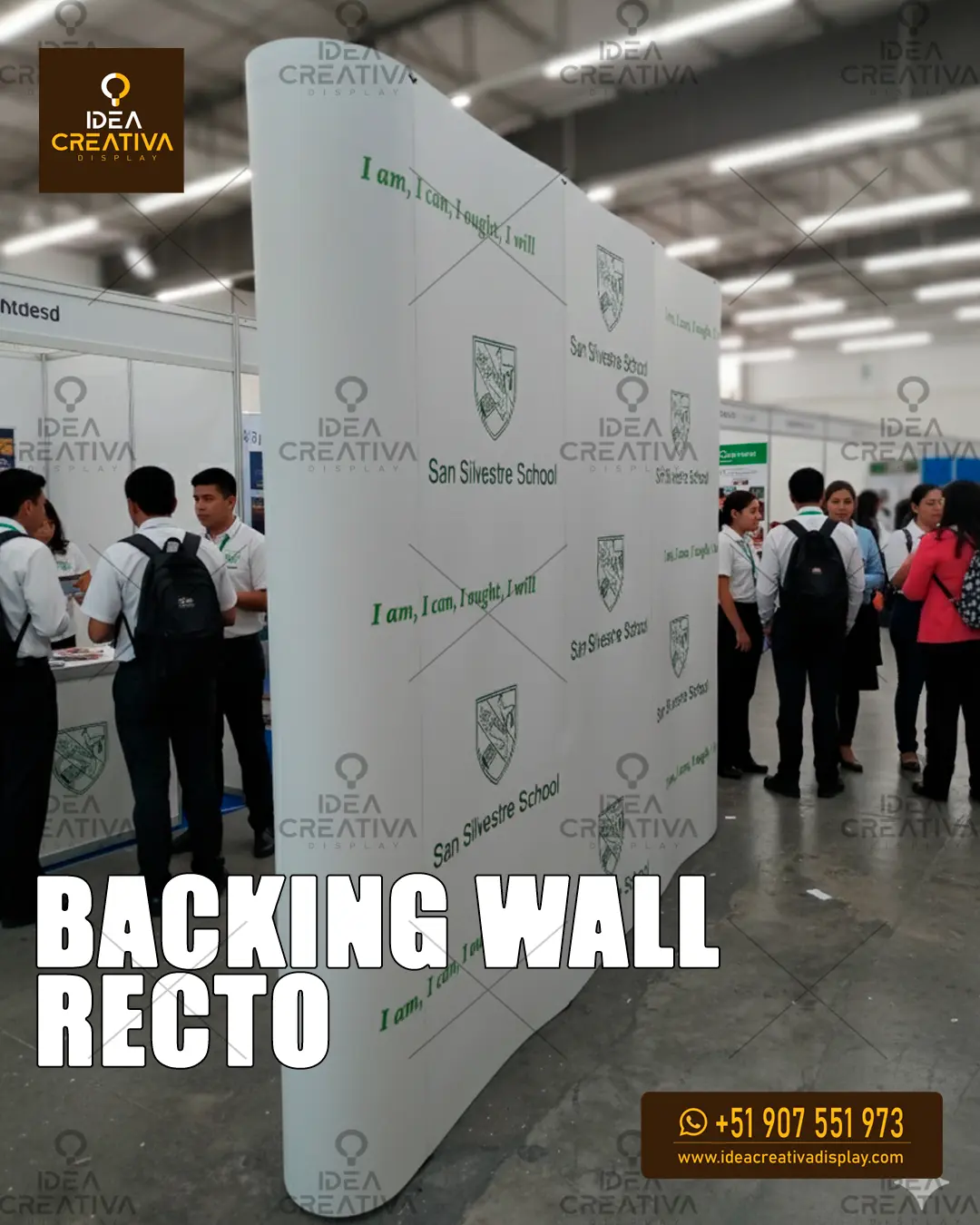 Backing Wall Recto - Gigantografía Para Eventos