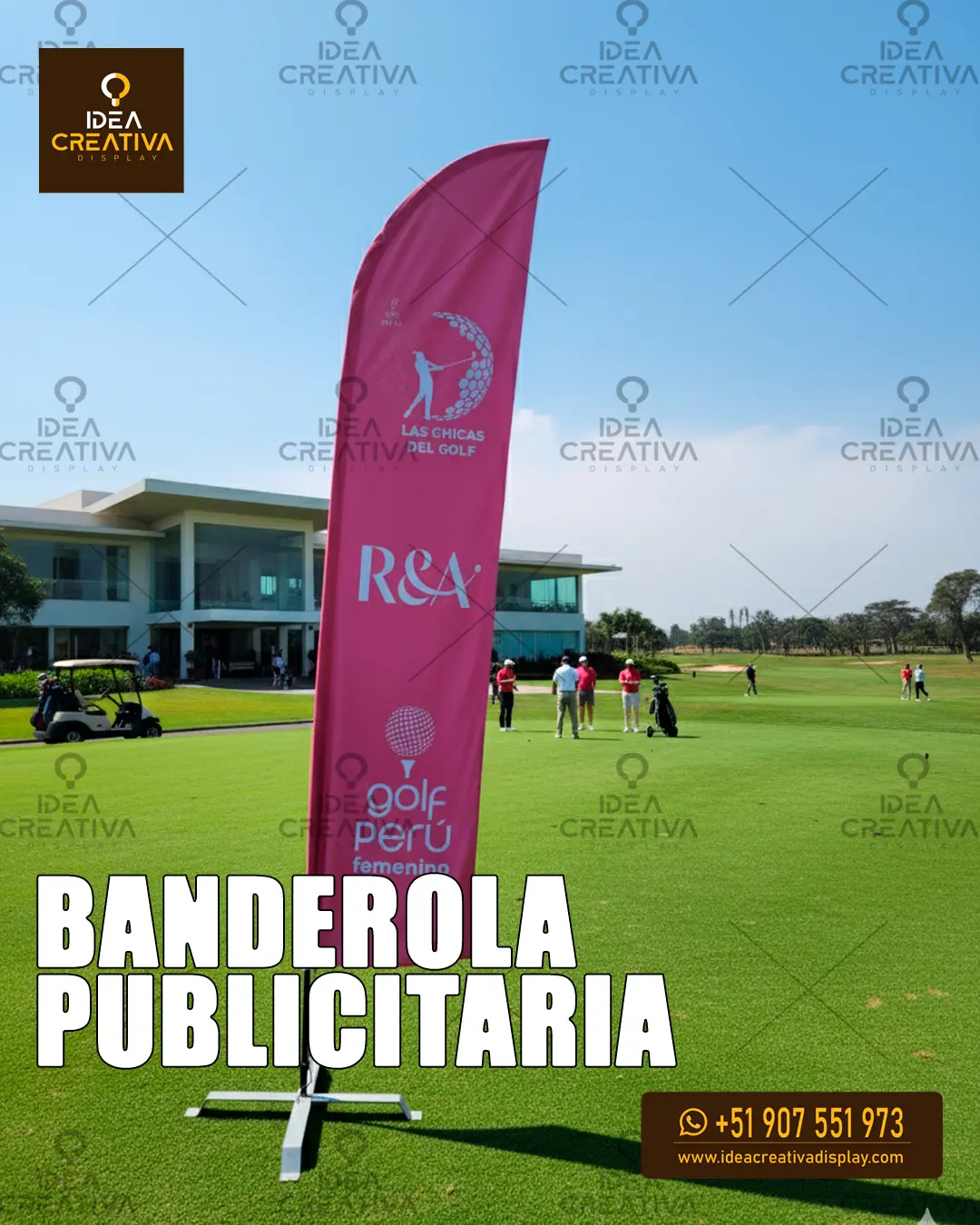 Banderola Publicitaria - Tipo Gota o Pluma