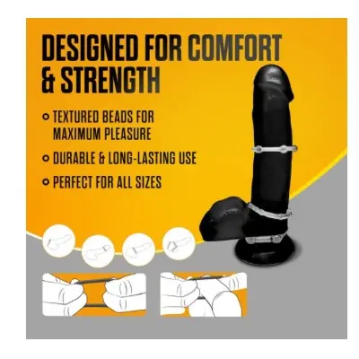 ANILLO RETARDANTE TRANSPARENTE 3 TAMAÑO 