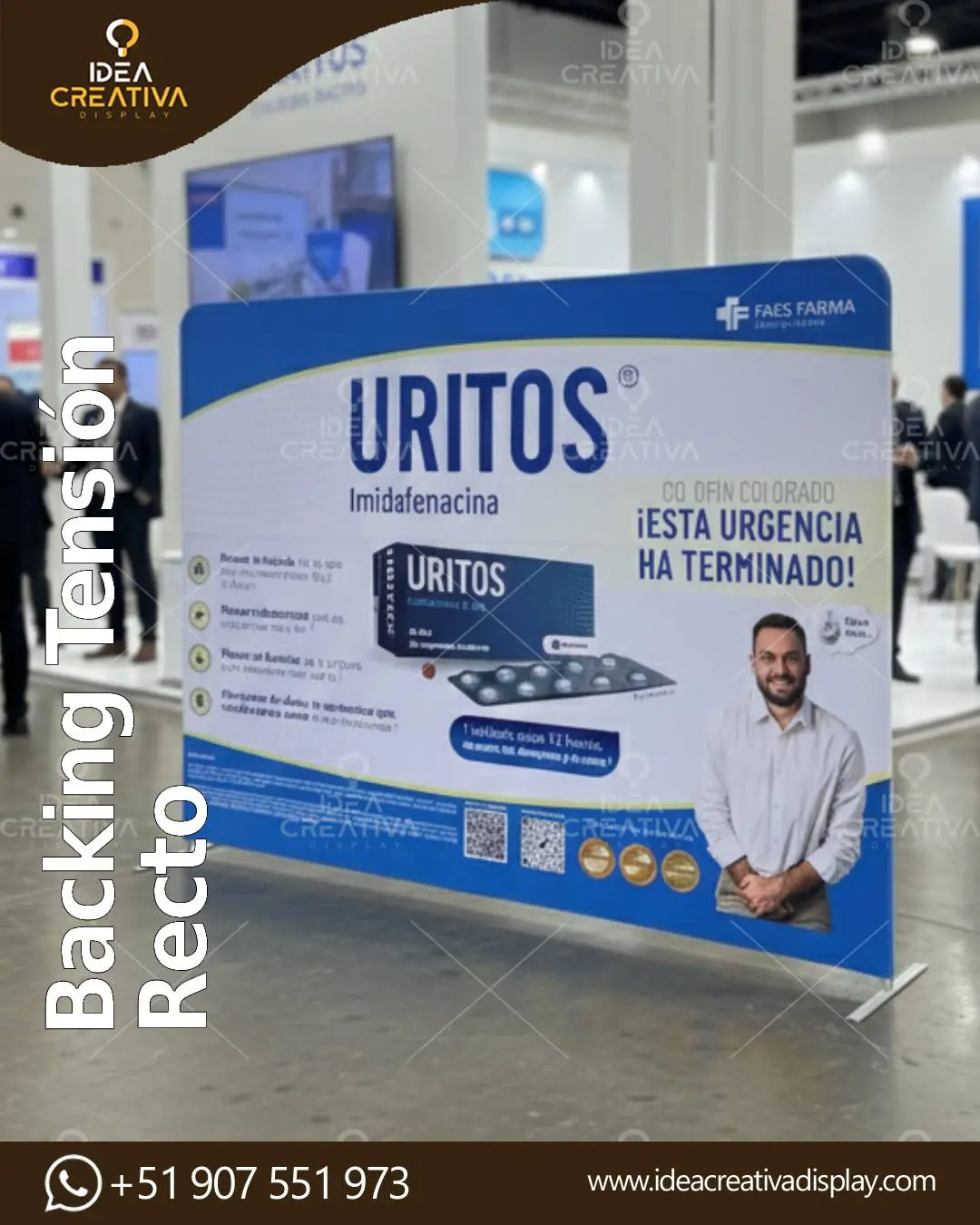 Backing Tensión Recto Premium 2026 - Acabado Mate Sin Arruga