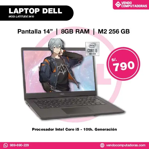Laptop Core i5 10ª Generación a excelente precio