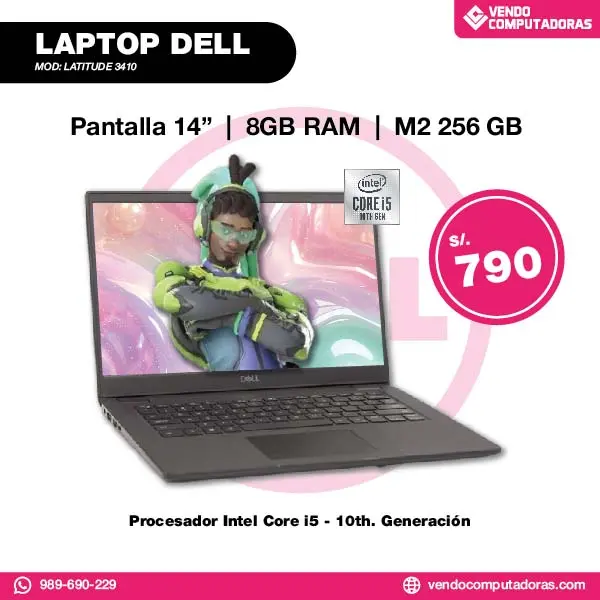 Laptop Core i5 10ª Generación a excelente precio