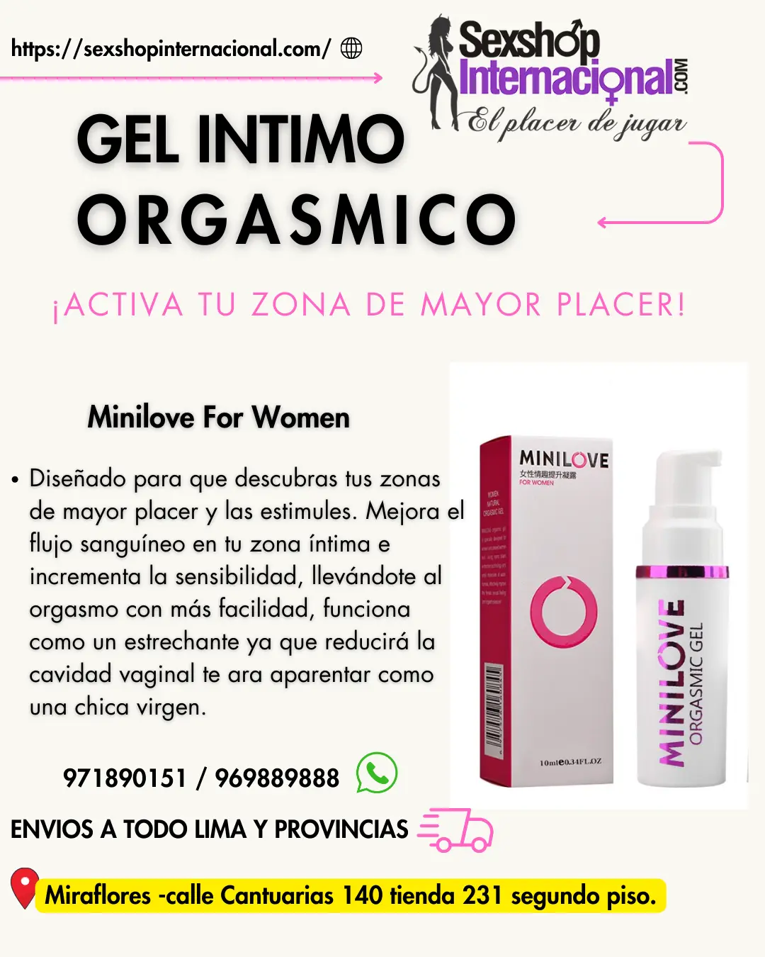 RETARDANTES PARA DURAR EN LA INTIMIDAD SEXSHOP MIRAFLORES