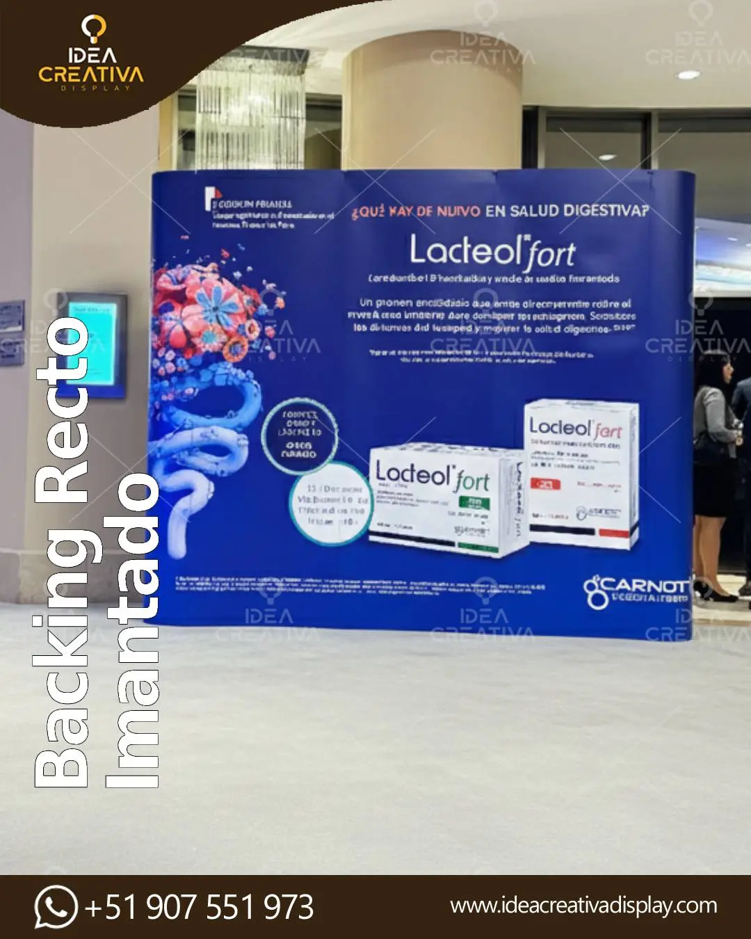 Backing Recto Imantado - Acabado Perfecto