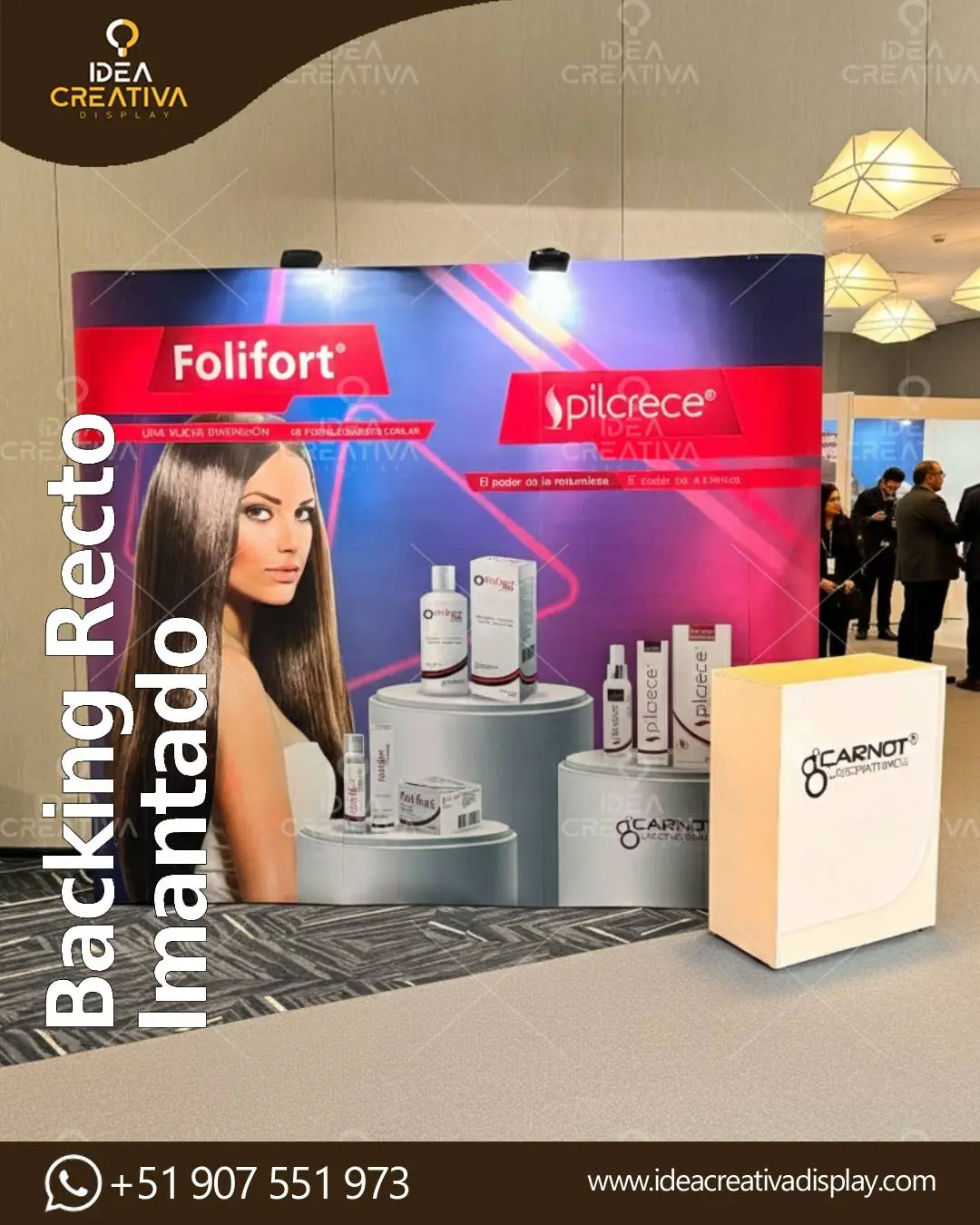 Backing Recto Imantado - Acabado Perfecto