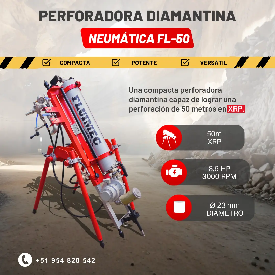 Perforadora Diamantina - Mineria 