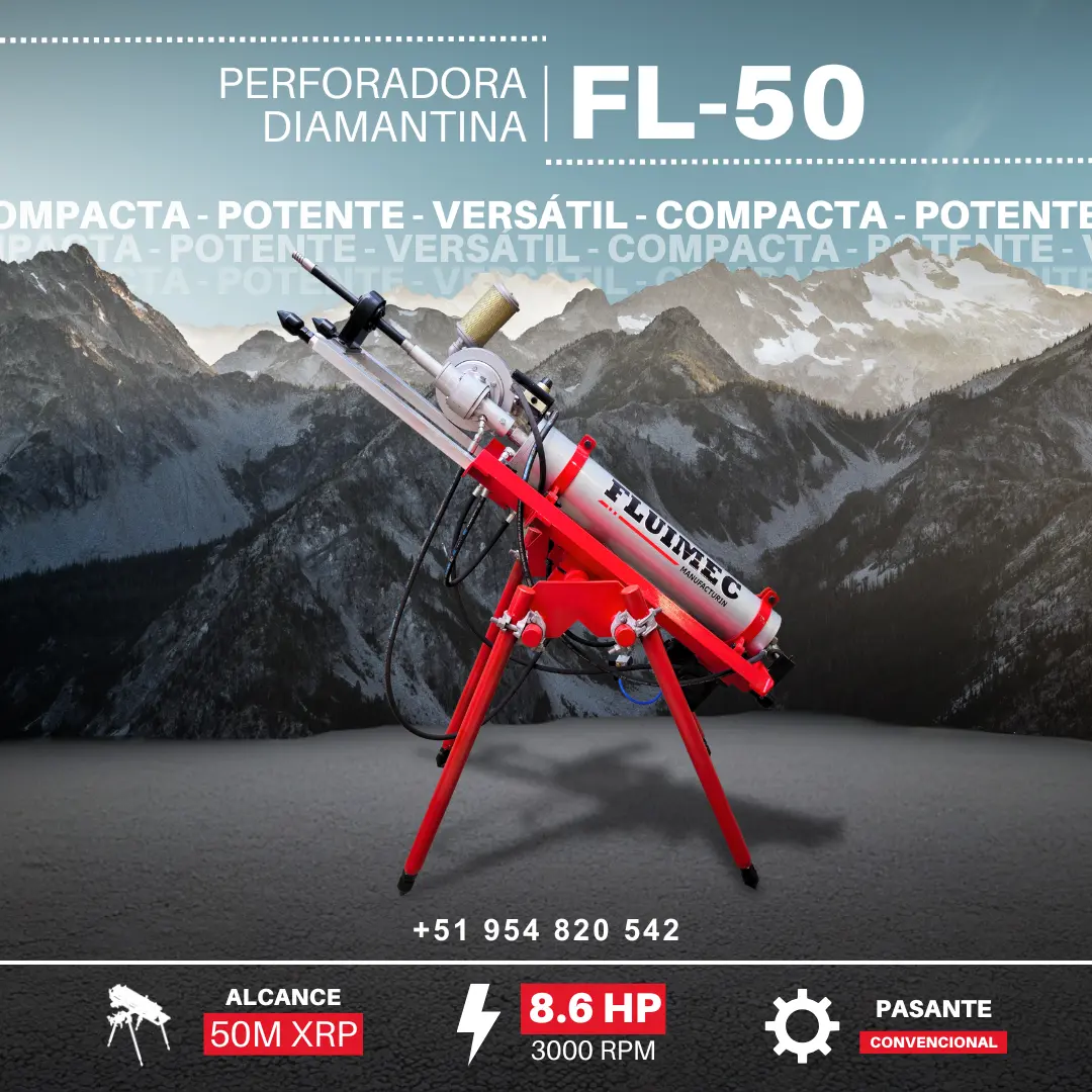 Perforadora Diamantina - Mineria 