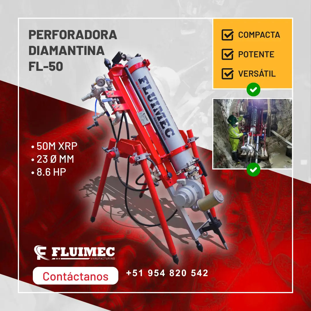 Perforadora Diamantina - Mineria 