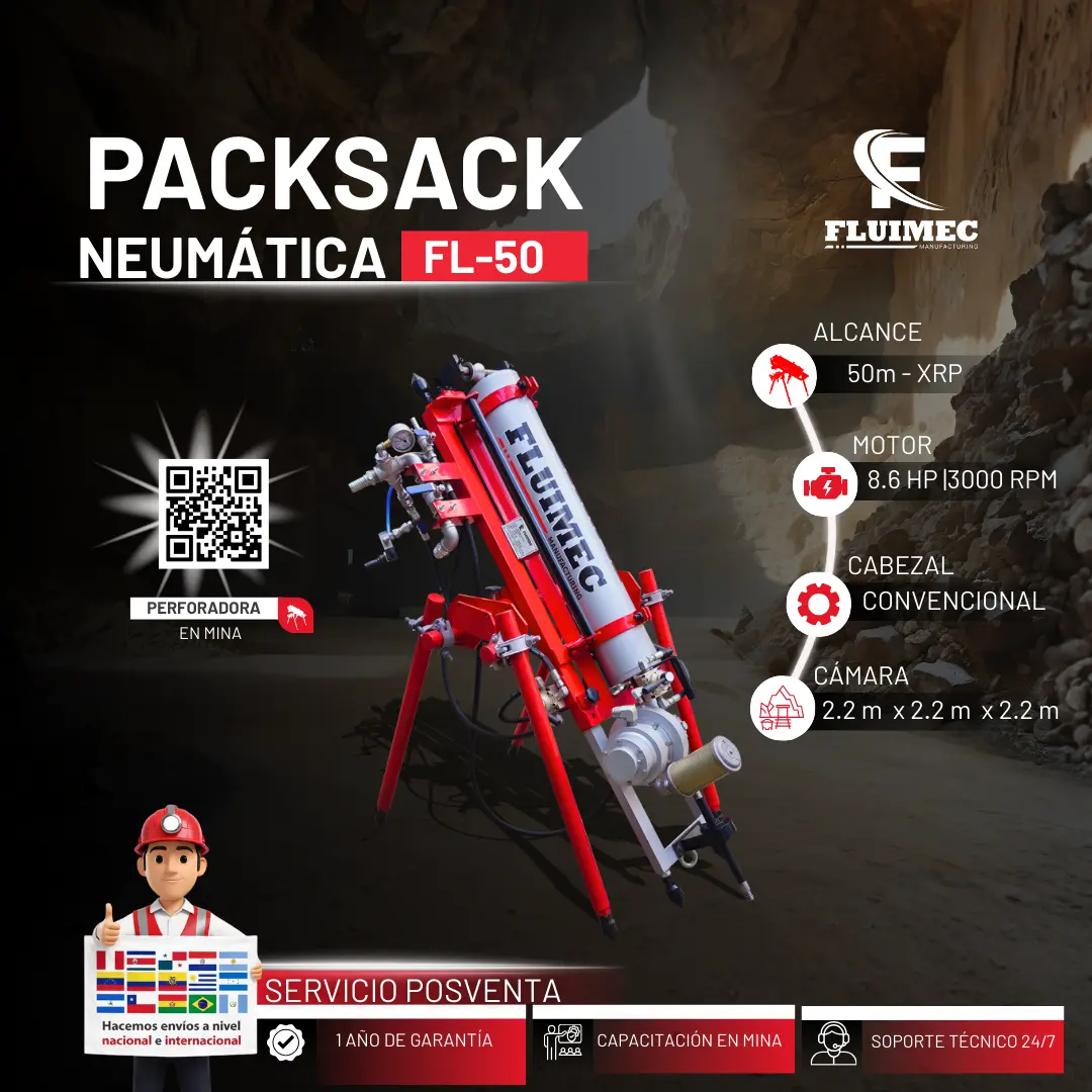 PACKSACK HIDRÁULICA FL-50 trabajos en superficie 