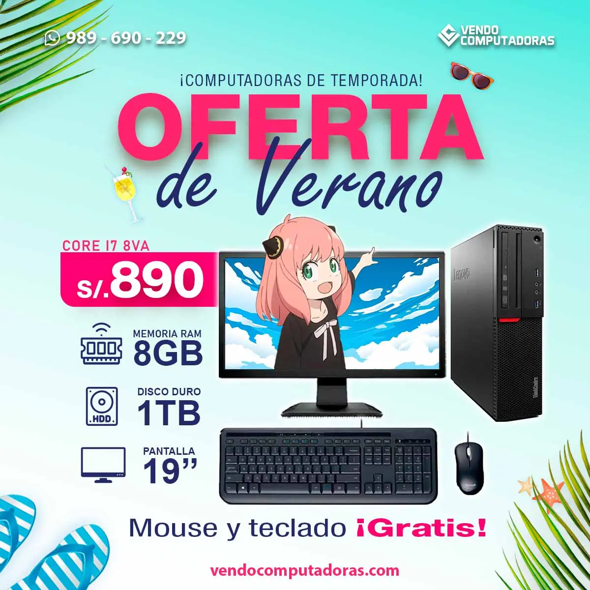 Core i7 8va. Generacion