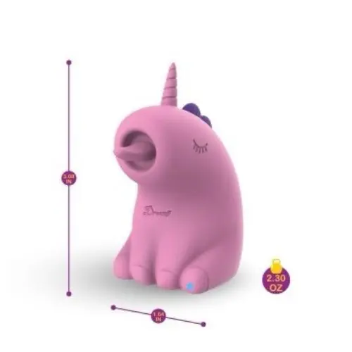 MASTURBADOR ESTIMULADOR DE UNICORNIO DREAMII LICKS