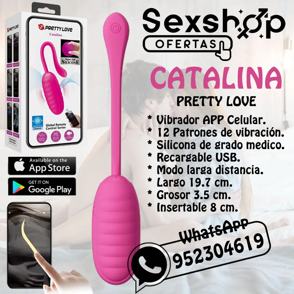 HUEVO VIBRADOR A DISTANCIA CON APP EN SEXSHOP LINCE