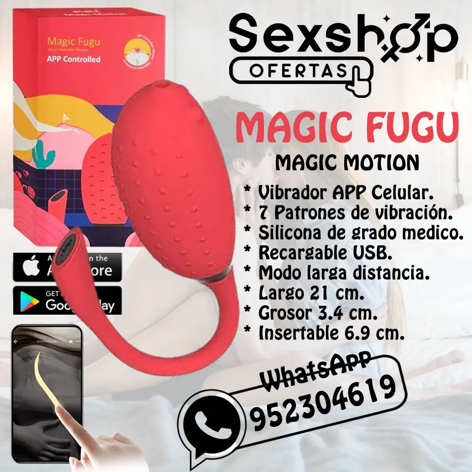HUEVO VIBRADOR A DISTANCIA CON APP EN SEXSHOP LINCE