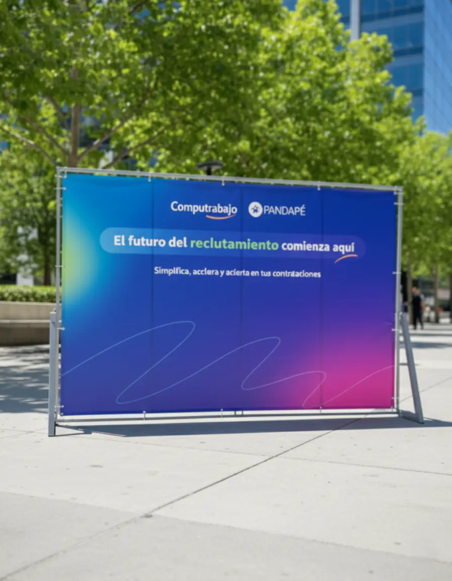 BACKING DE FIERRO PARA PUBLICIDAD EN EXTERIOR