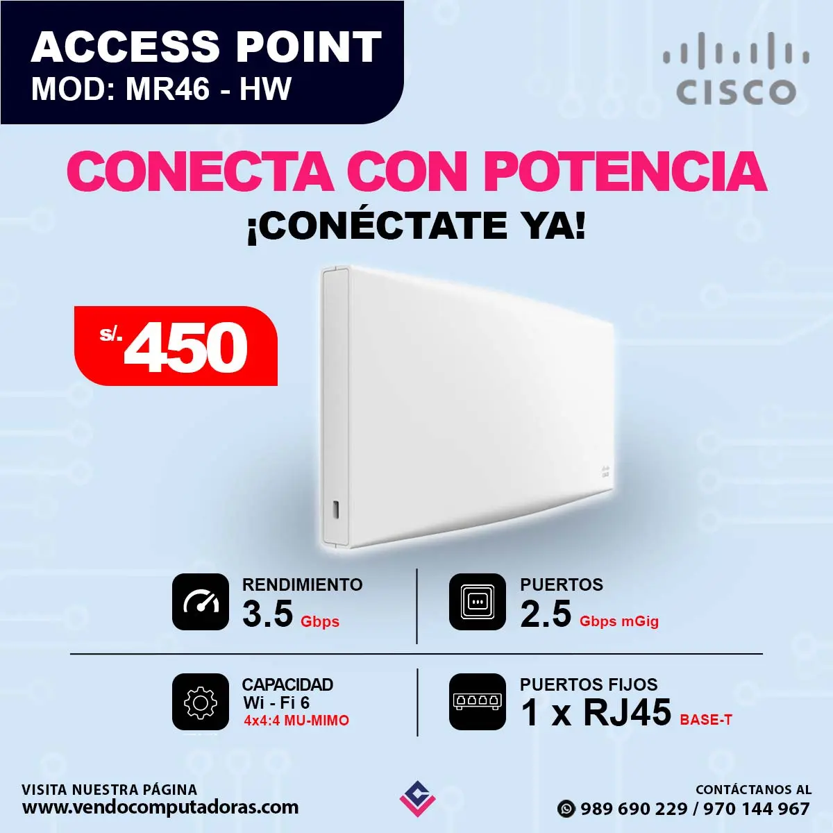 ACCESS POIN CISCO MR46 - HW