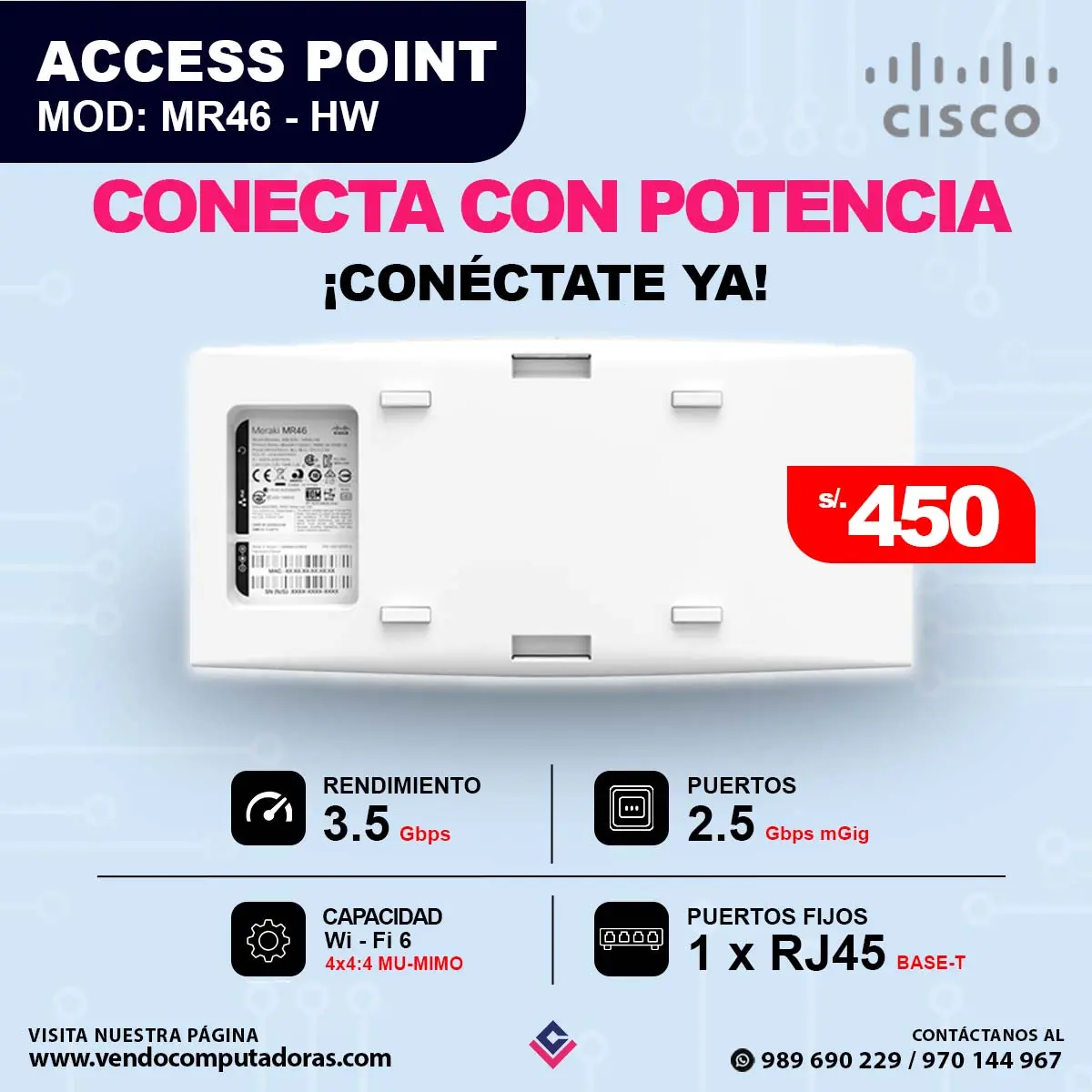 ACCESS POIN CISCO MR46 - HW
