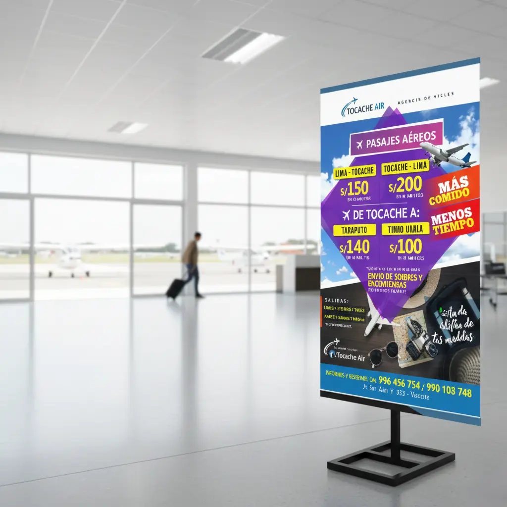 BACKING EXTERIOR DE FIERRO PARA CAMPAÑAS Y EVENTOS