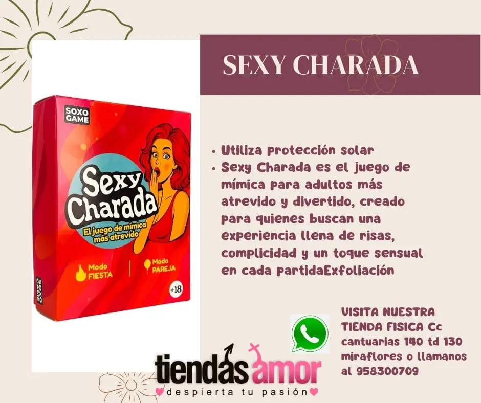 JUEGOS DE PAREJA TIENDA AMOR SEXSHOP MIRAFLORES 958300709