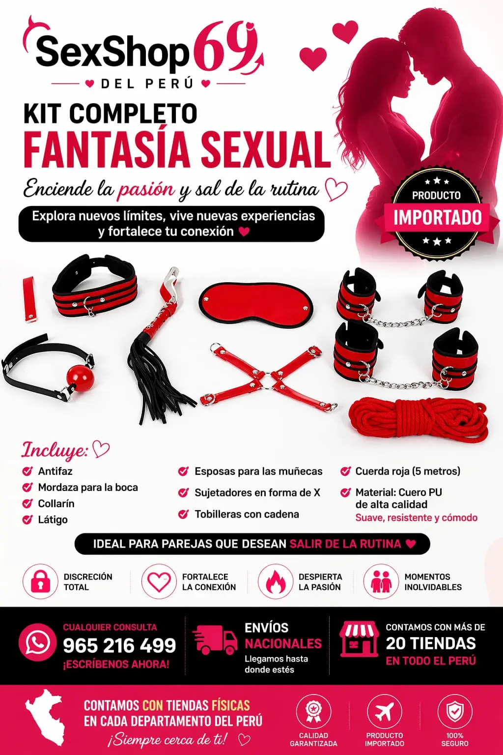 gel íntimo caliente Perú lubricante efecto calor Lima 