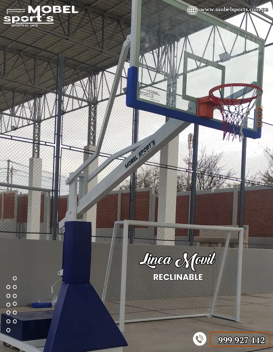 Tableros de basket reclinable mobel sports