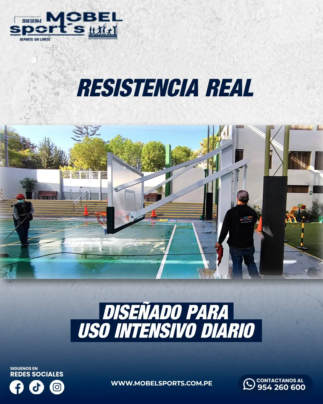 Tablero de basquet hogar mobel sports