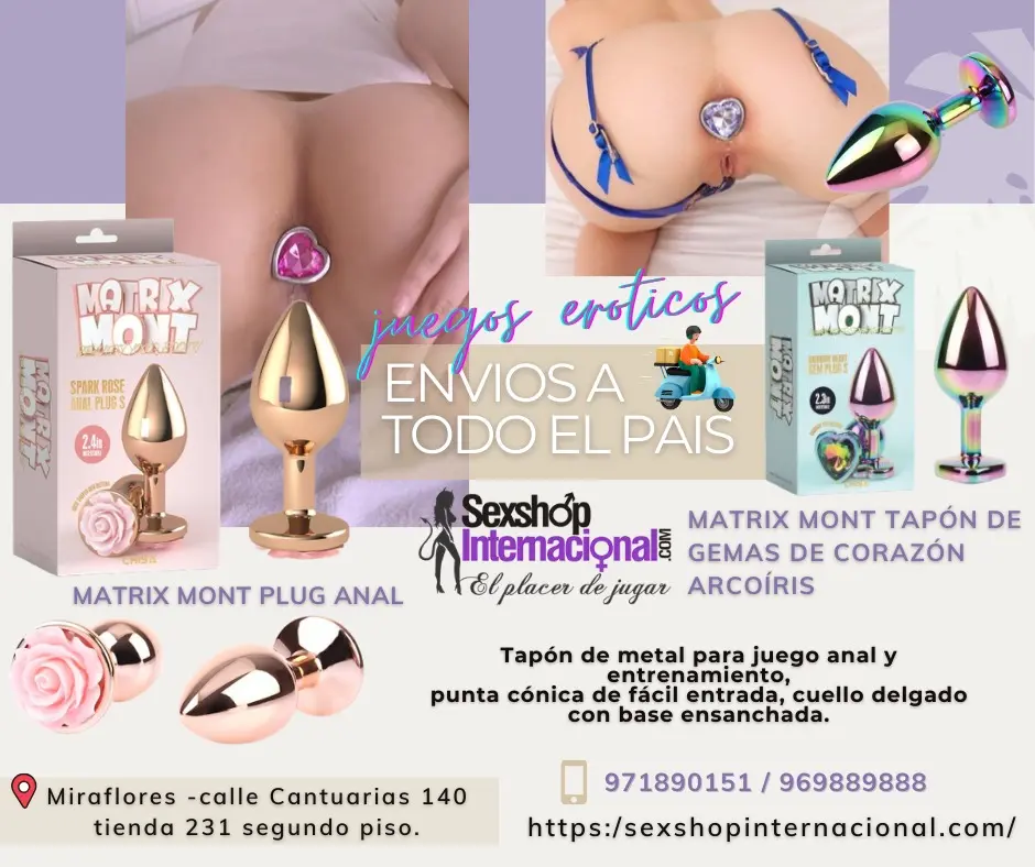 PLUG ANALES CON COLITAS EN TIENDA EROTICA MIRFLORES LIMA