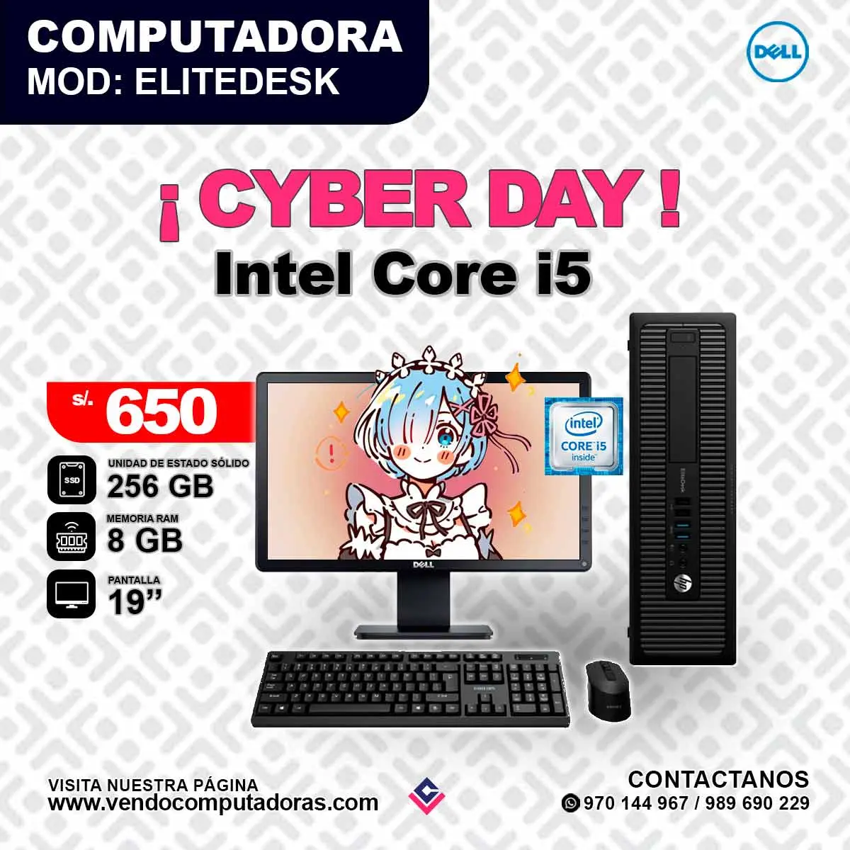 Computadora DELL Intel Core i5 