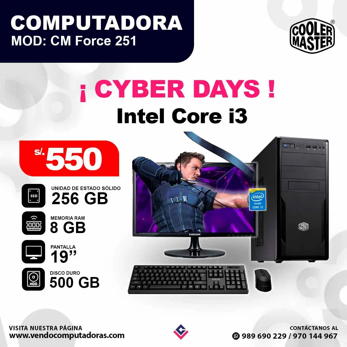 PC CM Force 251 Core i3